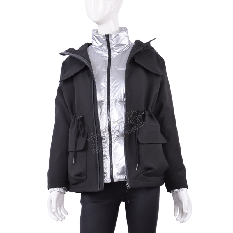 时尚户外防风两用羽绒服