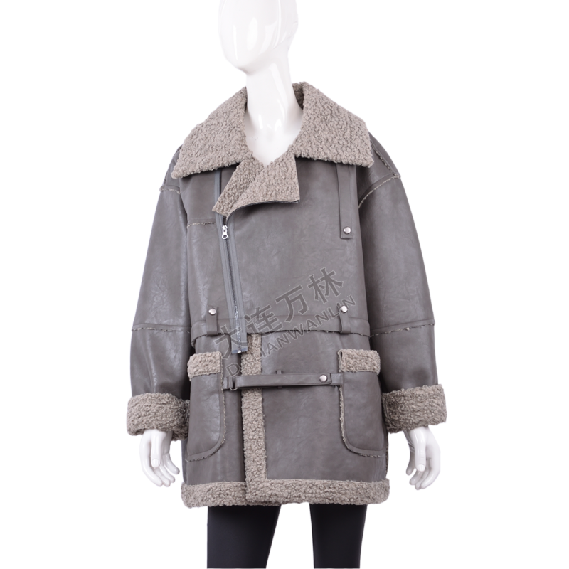 可脱卸皮毛一体外套